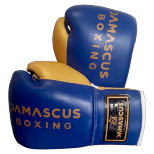 Blue and Gold Pro Competition Fighting Gloves 8oz